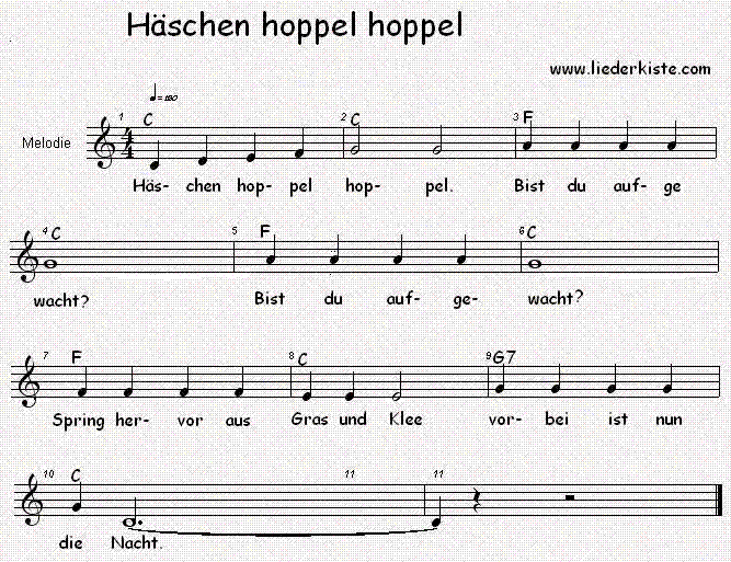hoppel hoppel 1 2 3 noten