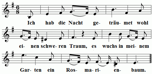 ich-hab-die-nacht-getraeumet, Noten