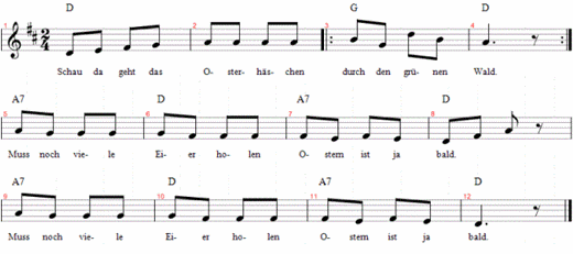 schau-da-geht-das-osterhaeschen, Noten