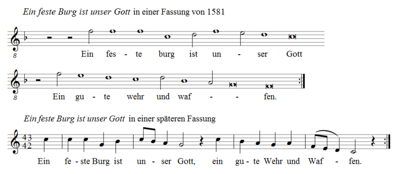 Eine feste Burg ist unser Gott | Liederkiste.com