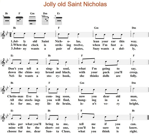 Jolly old Saint Nicholas