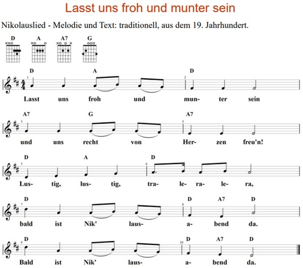 Lasst uns froh und munter sein