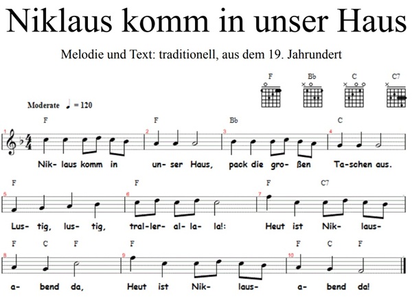 Niklaus komm in unser Haus