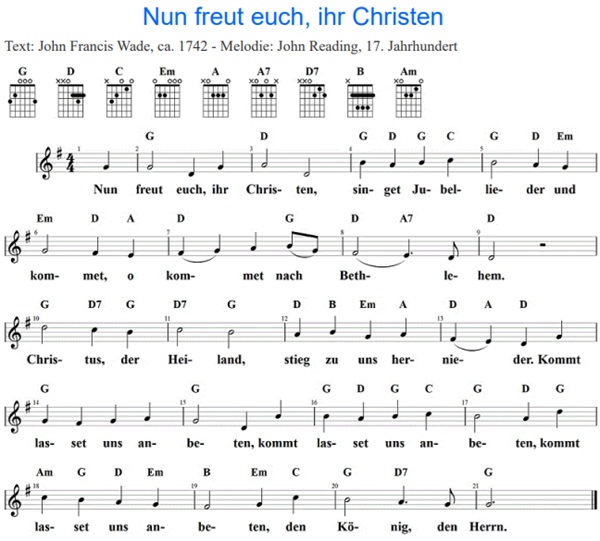 Nun freut euch, ihr Christen