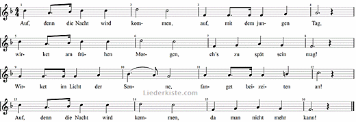 auf-denn-die-nacht-wird-kommen, Noten