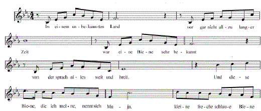 biene-maja, Noten