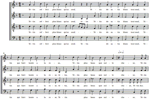 blaison-du-bon-tetin, Noten