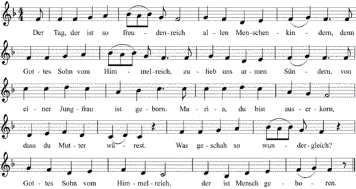 der-tag-der-ist-so-freudenreich, Noten