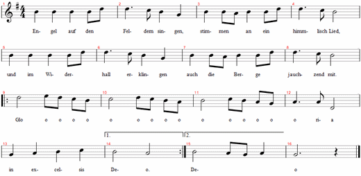 engel-auf-den-feldern-singen, Noten