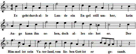 es-geht-durch-alle-lande, Noten