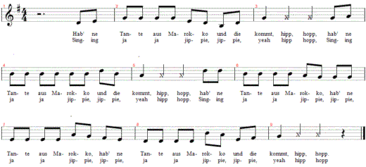 hab-ne-tante-aus-marokko, Noten