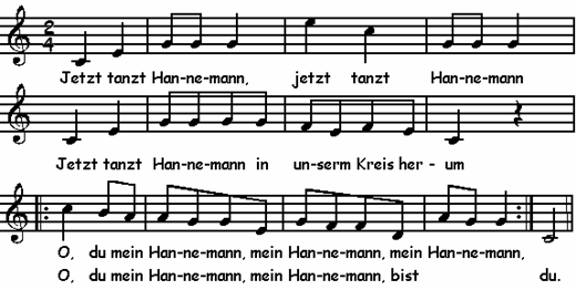 jetzt-tanzt-hannemann, Noten