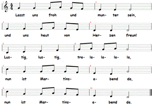 lasst-uns-froh-und-munter-sein-martinsabend, Noten