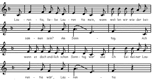 laurentia-liebe-laurentia-mein, Noten