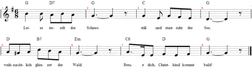 leise-rieselt-der-schnee, Noten