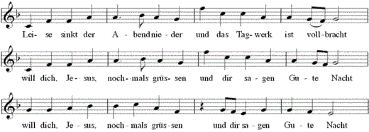 leise-sinkt-der-abend-nieder, Noten