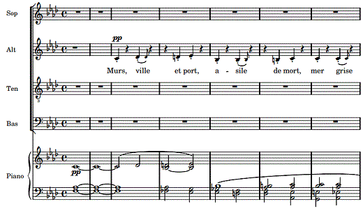 les-djinns, Noten