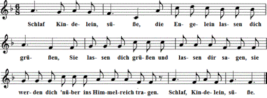 schlaf-kindelein-suesse, Noten