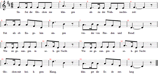 suesser-die-glocken-nie-klingen, Noten