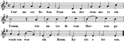 unserer-lieben-frauen-traum, Noten