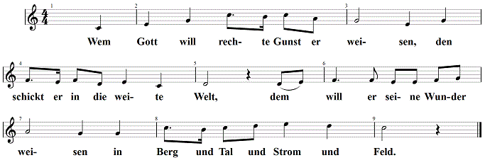 wem-gott-will-rechte-gunst-erweisen, Noten