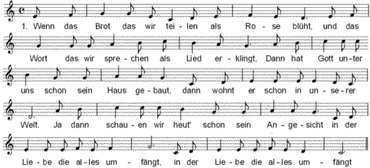 wenn-das-brot-wir-teilen, Noten